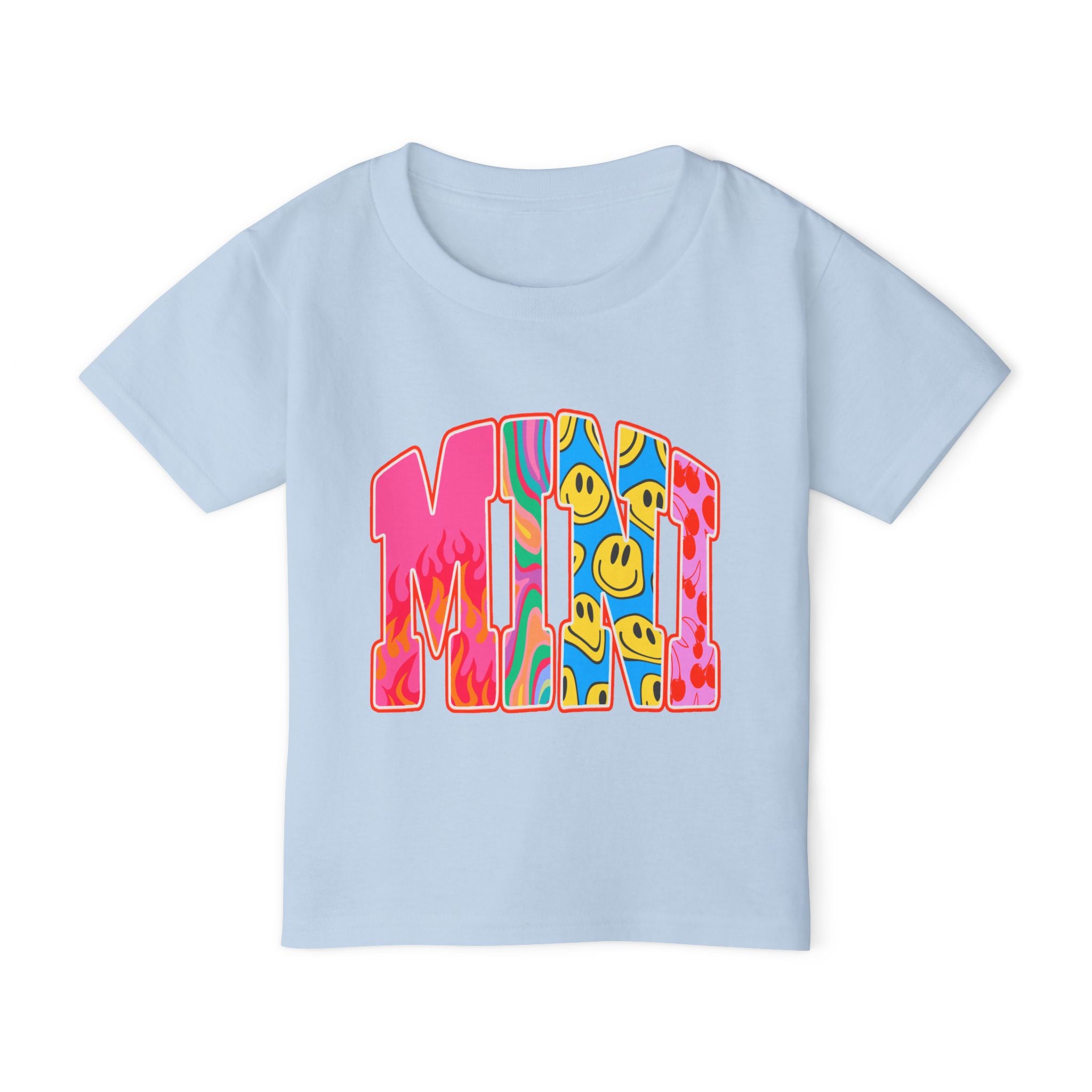 Toddler T‑Shirt — "MINI"  Smiley Retro Graphic