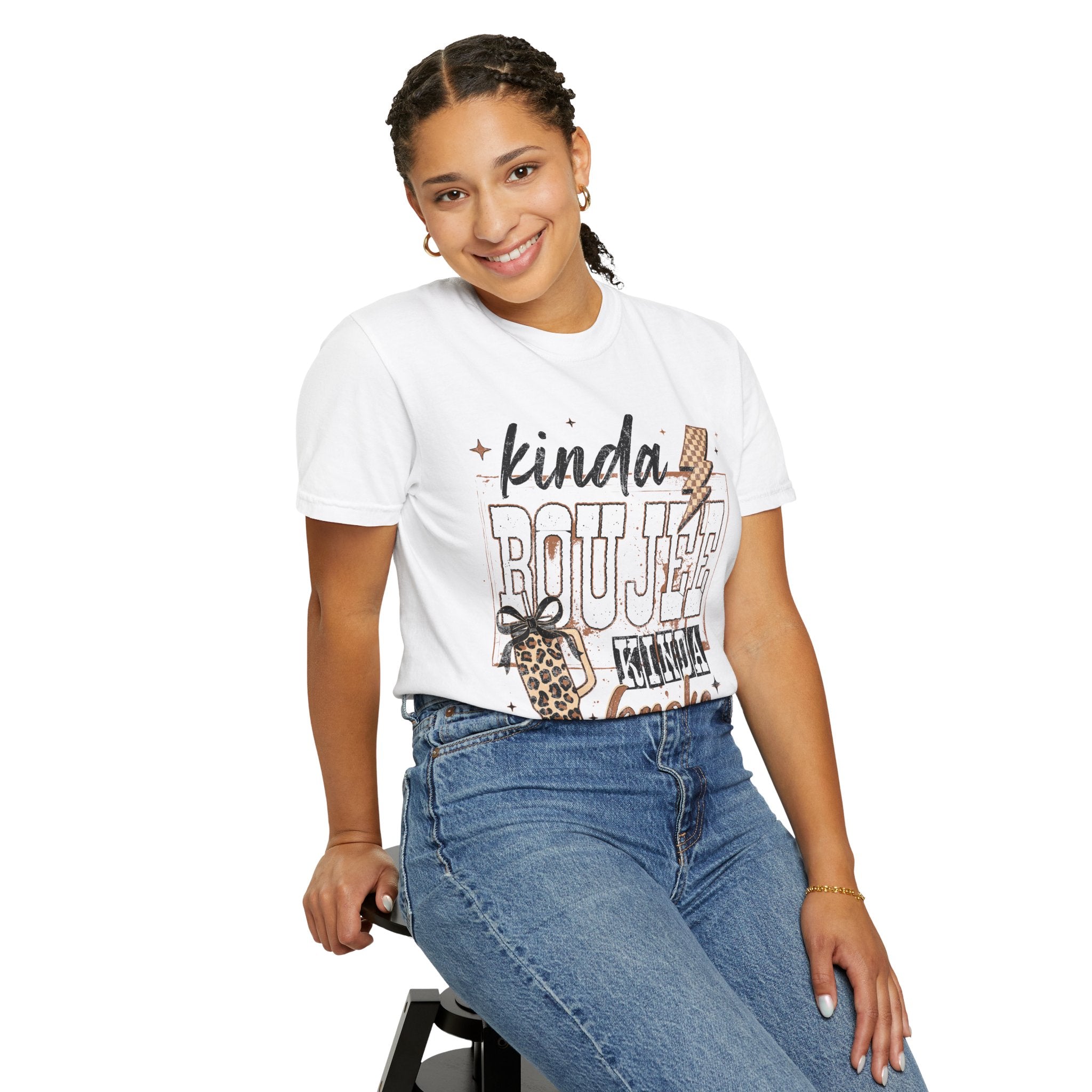 Kinda Boujee Kinda Broke Graphic T-Shirt