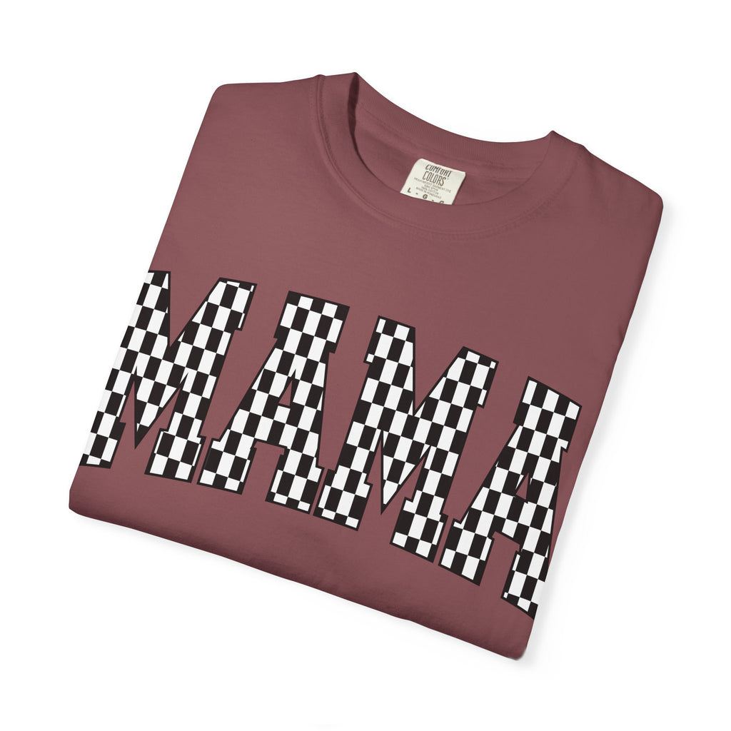 MAMA Checkered Comfort Colors T-Shirt