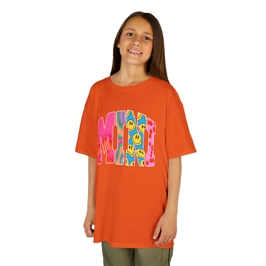 Youth Tee —  'MINI' Retro Smiley Graphic