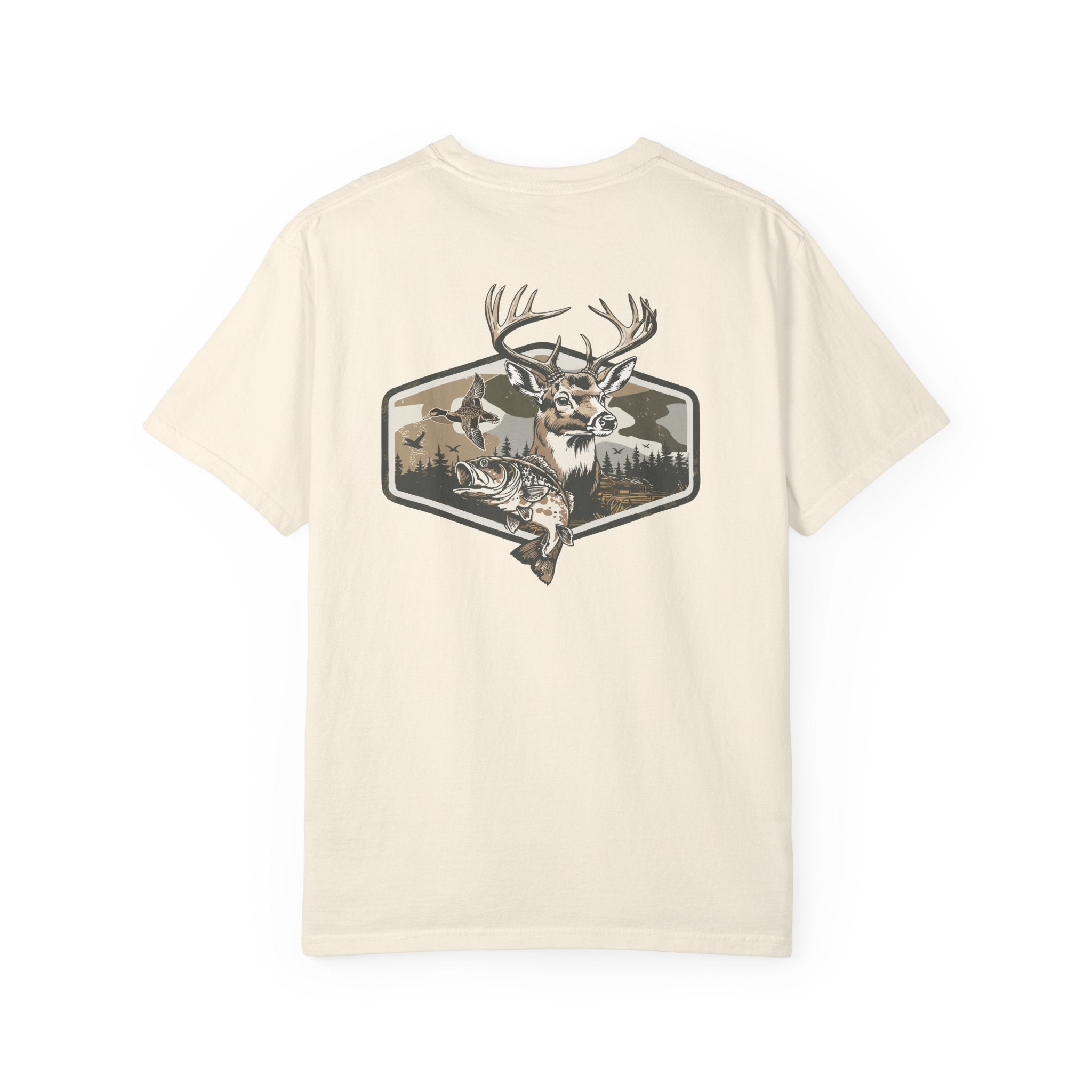 Hunting Season T-Shirt — Deer & Duck Outdoor Hunting (Front & Back)