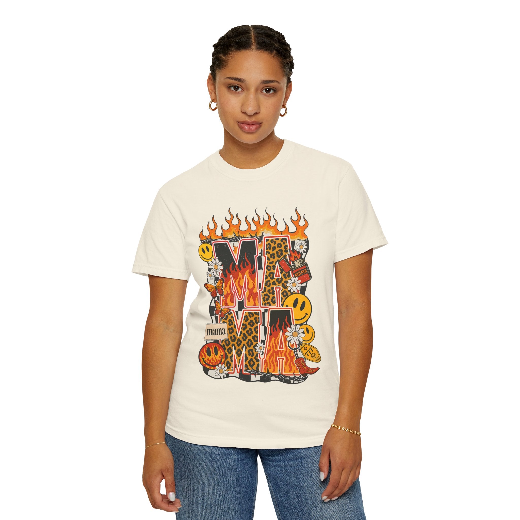 Mama Flame Graphic T-Shirt