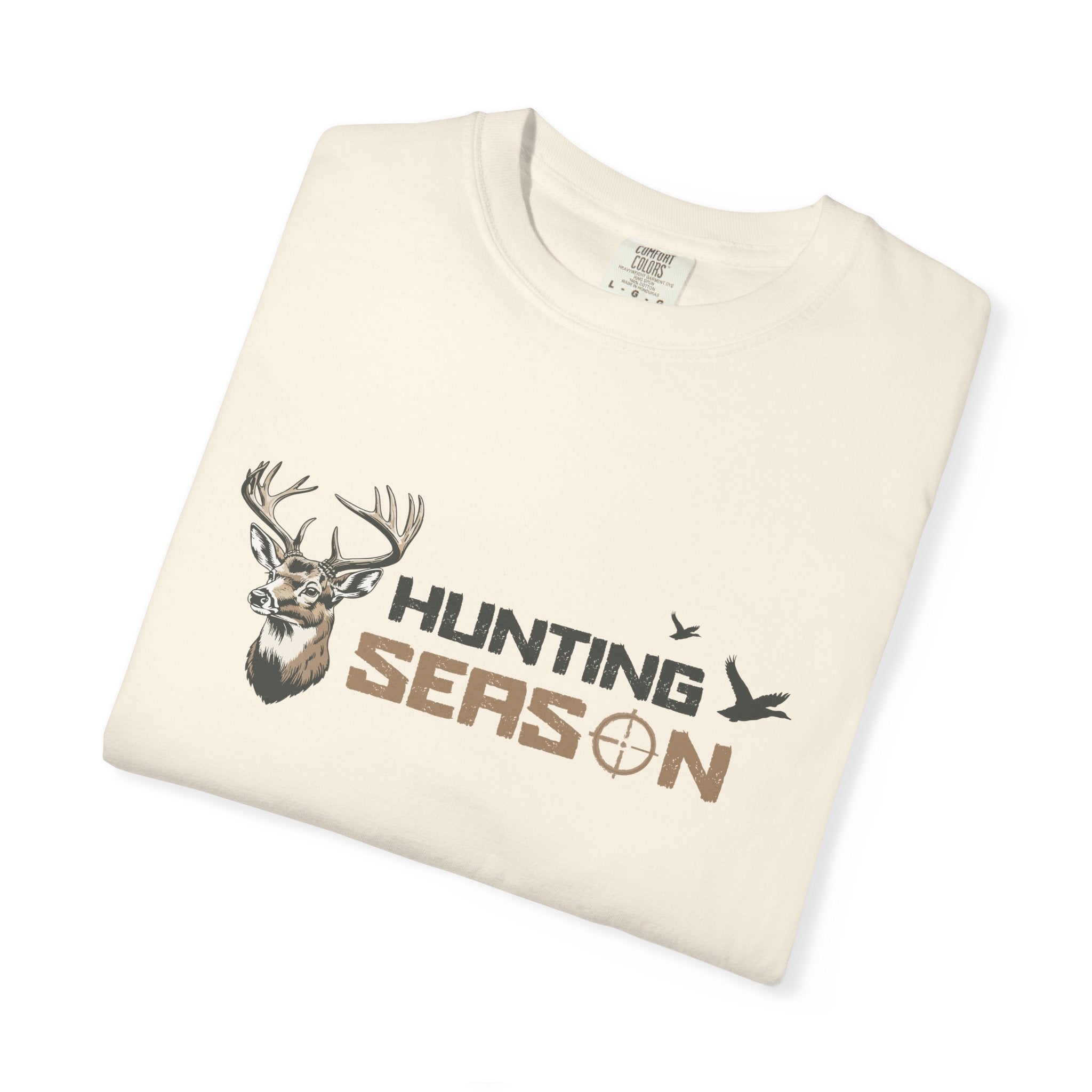 Hunting Season T-Shirt — Deer & Duck Outdoor Hunting (Front & Back)