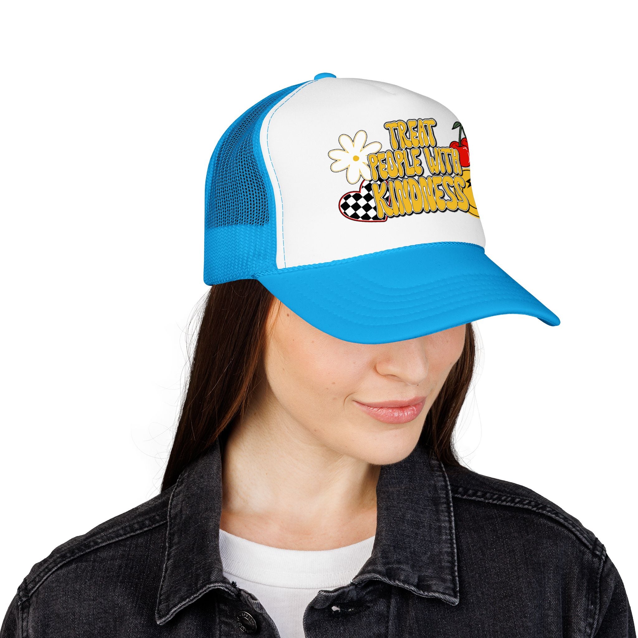 "Treat People With Kindness" Foam Trucker Hat
