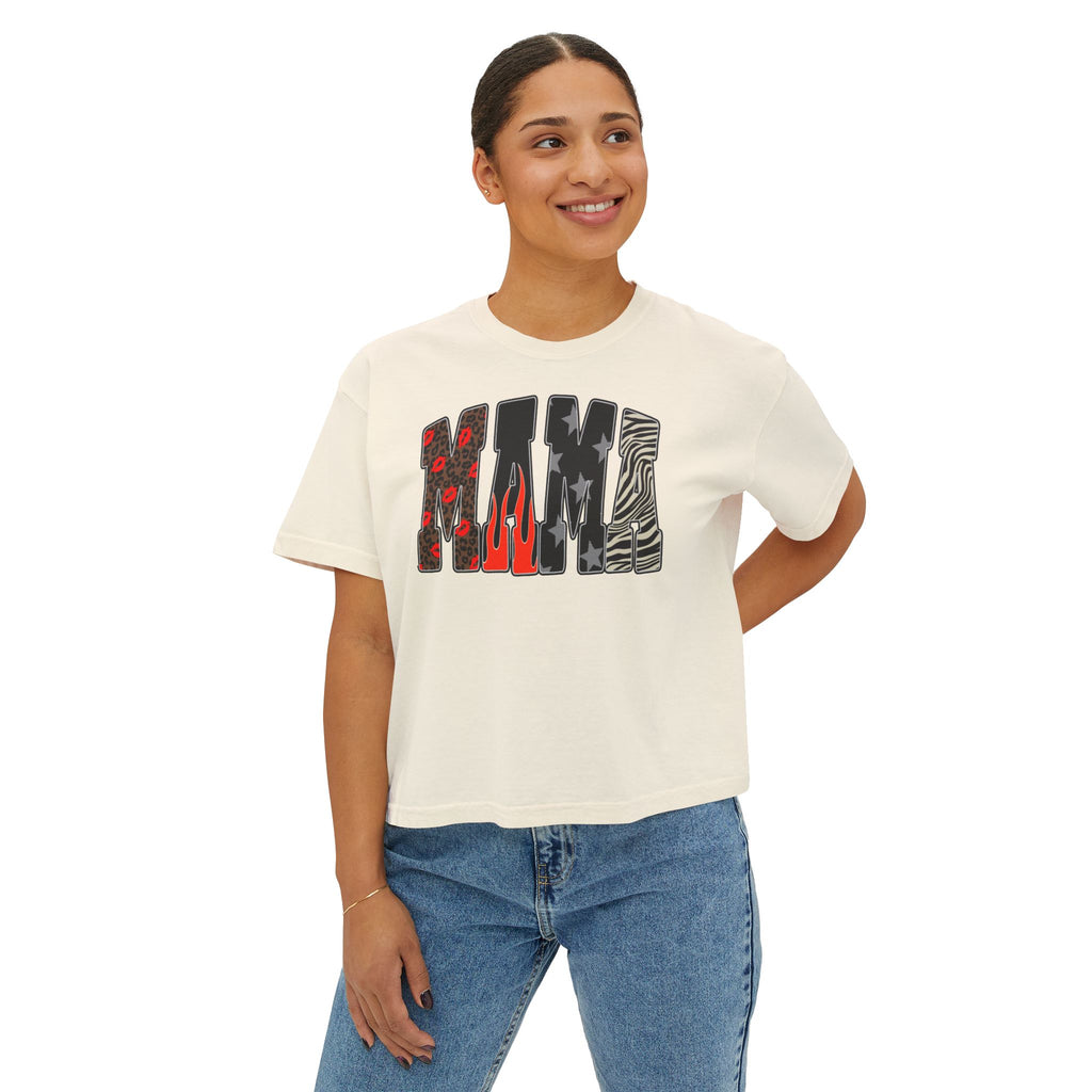 Boxy Tee — SPICY 'MAMA' Graphic Tee