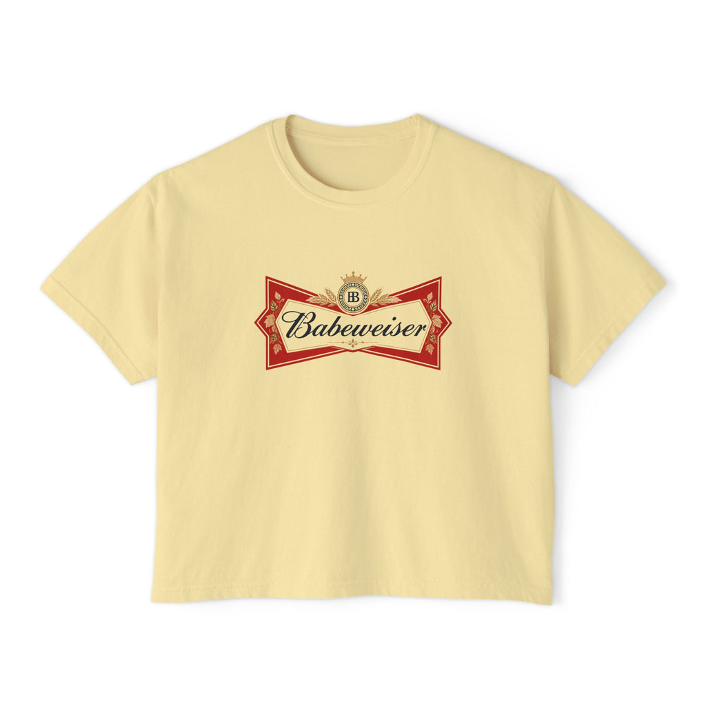 "Babeweiser" Graphic Boxy Tee