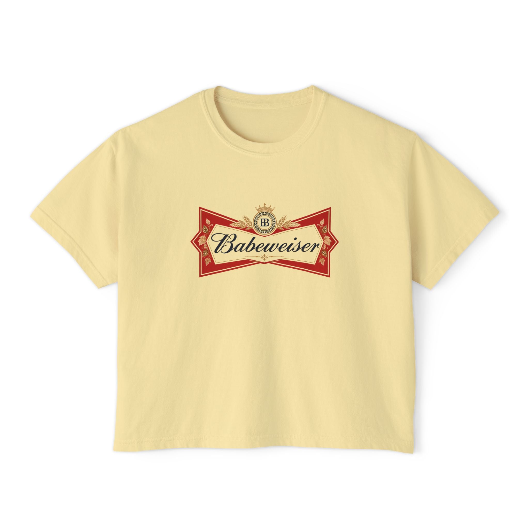 "Babeweiser" Graphic Boxy Tee