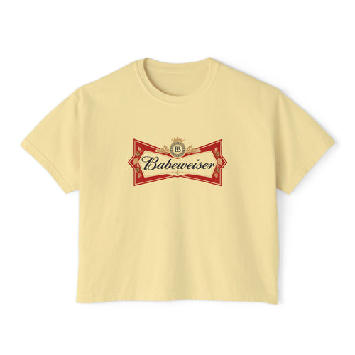 "Babeweiser" Graphic Boxy Tee