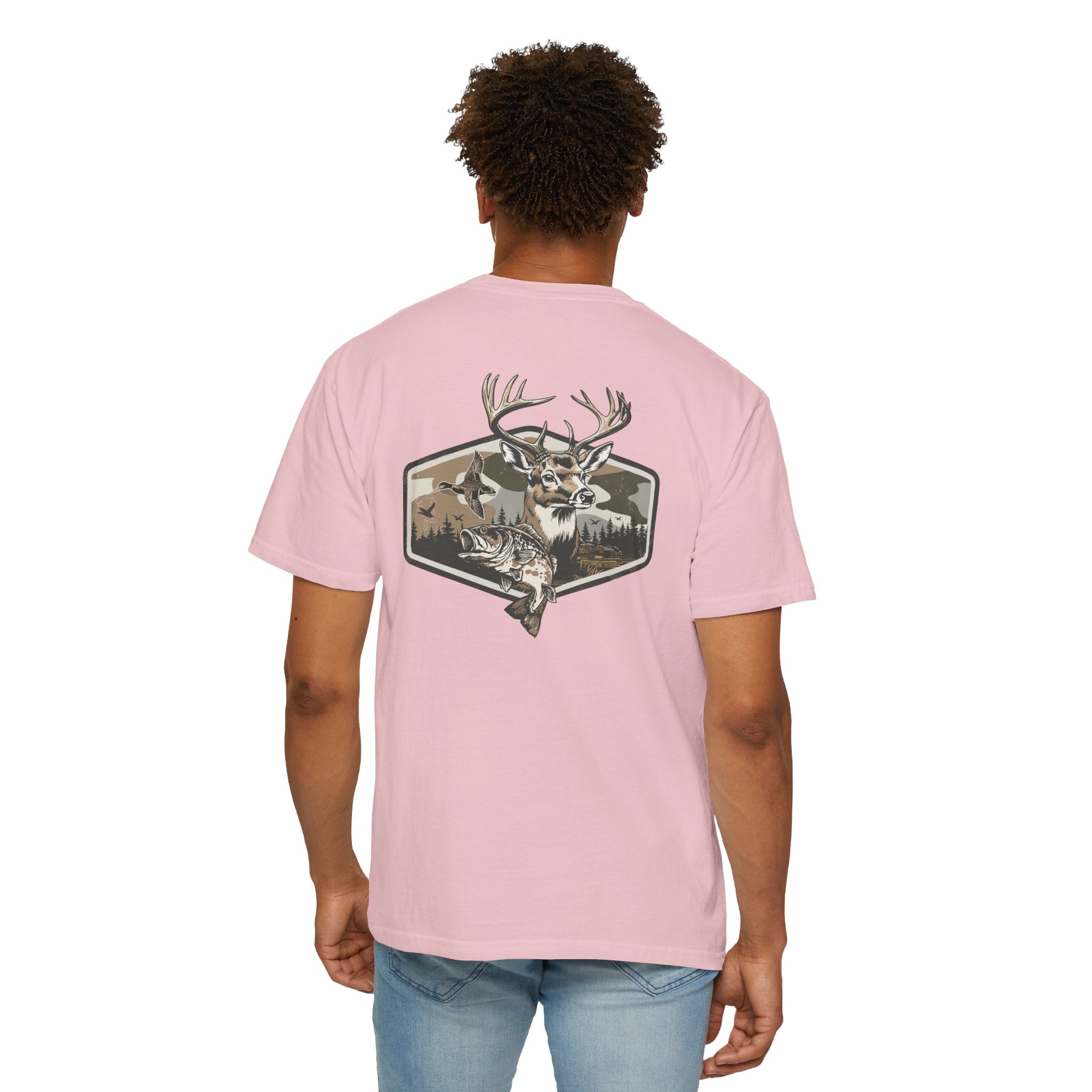 Hunting Season T-Shirt — Deer & Duck Outdoor Hunting (Front & Back)