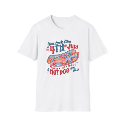 4th of July Hot Dog T-Shirt