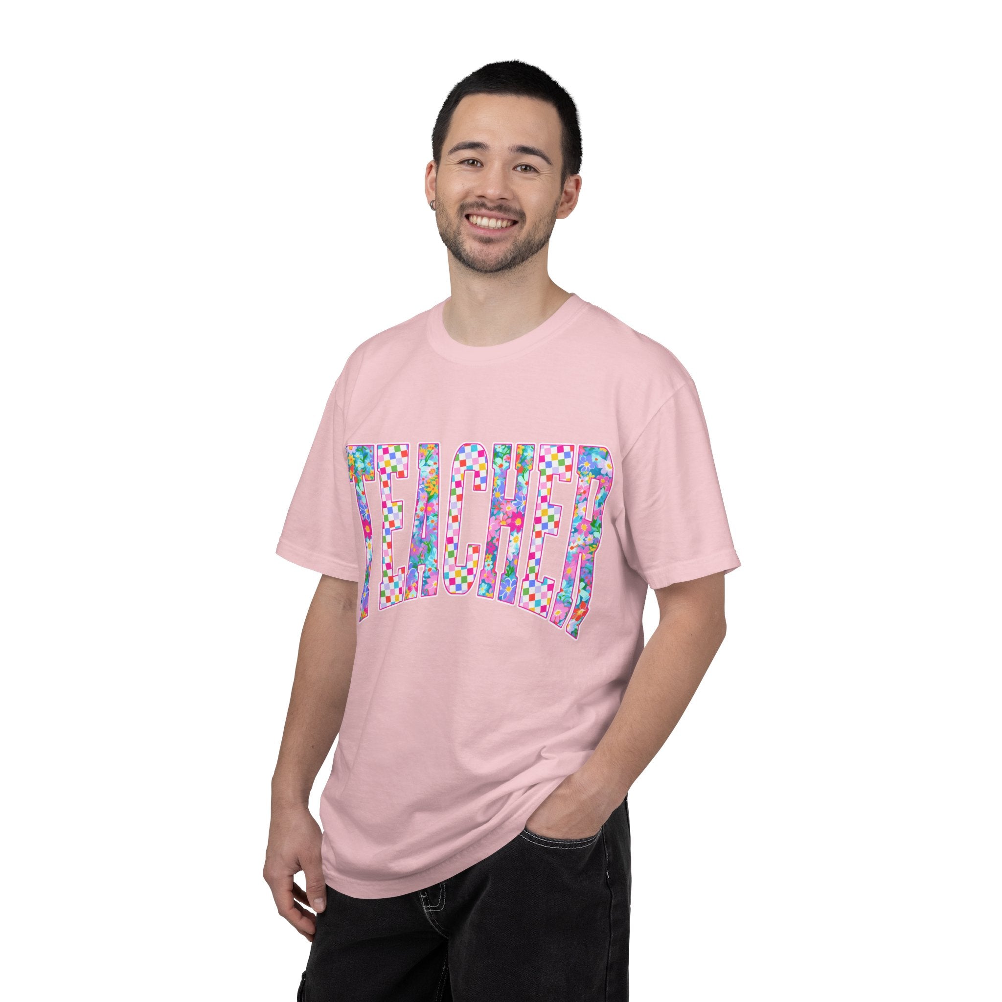 Teacher Floral Comfort Colors T-Shirt