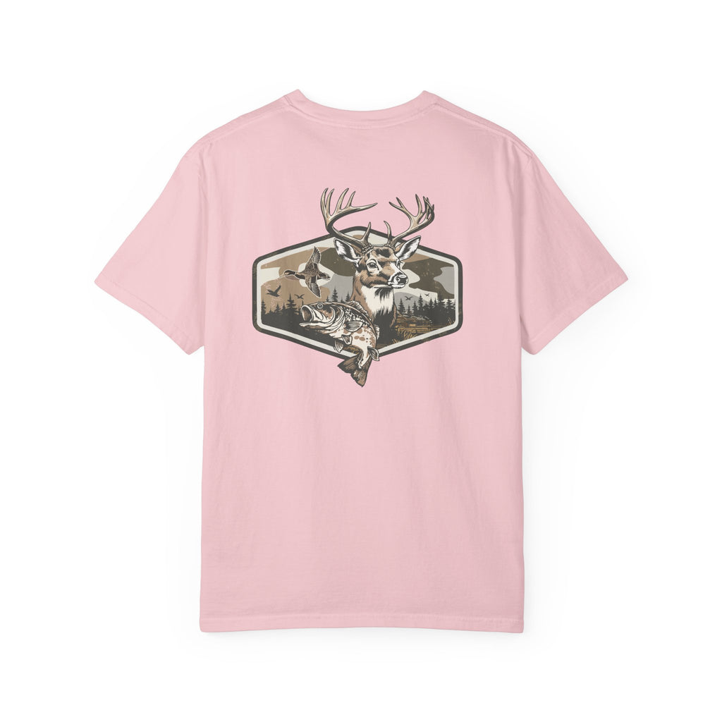 Hunting Season T-Shirt — Deer & Duck Outdoor Hunting (Front & Back)