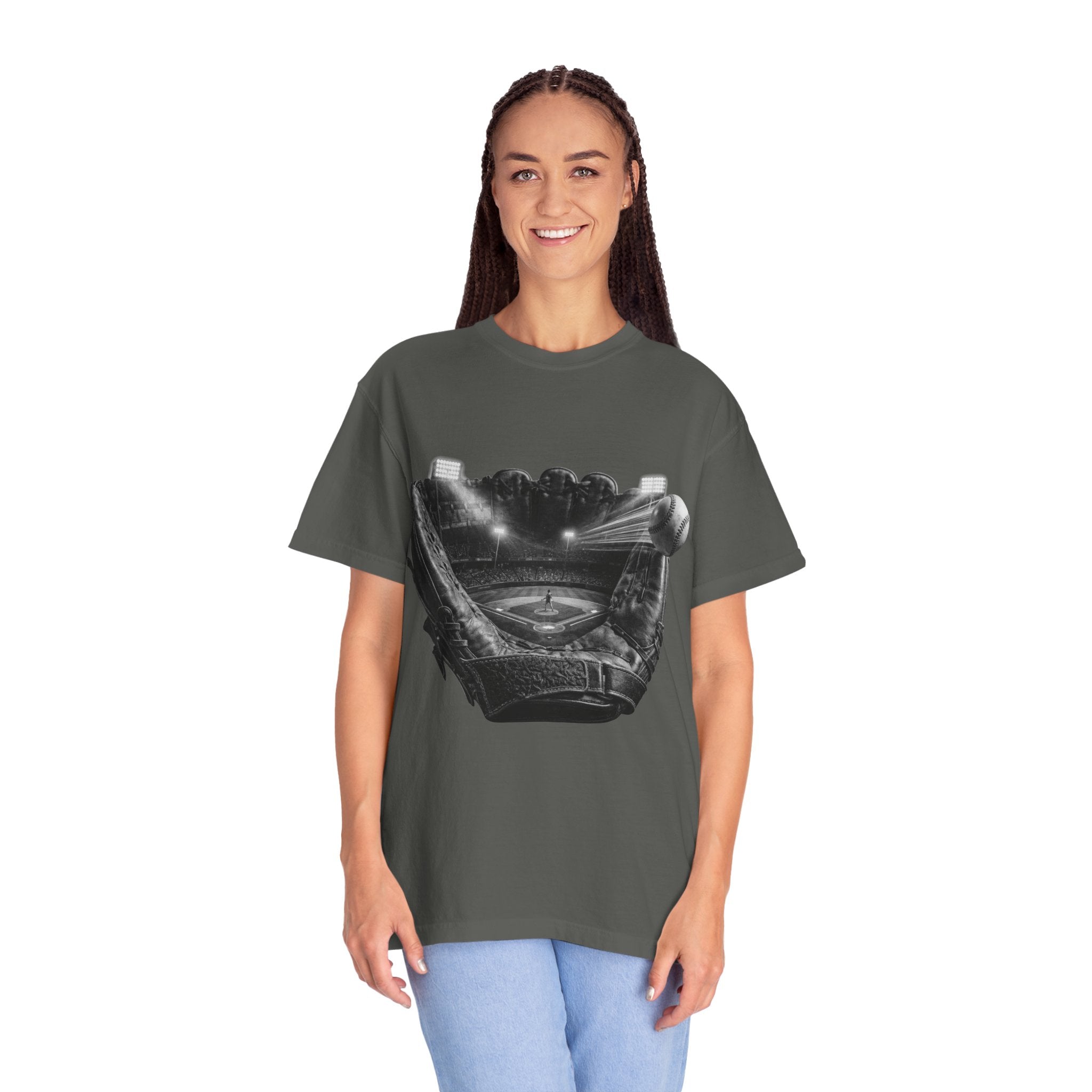 Baseball Glove Stadium Comfort Colors T-Shirt