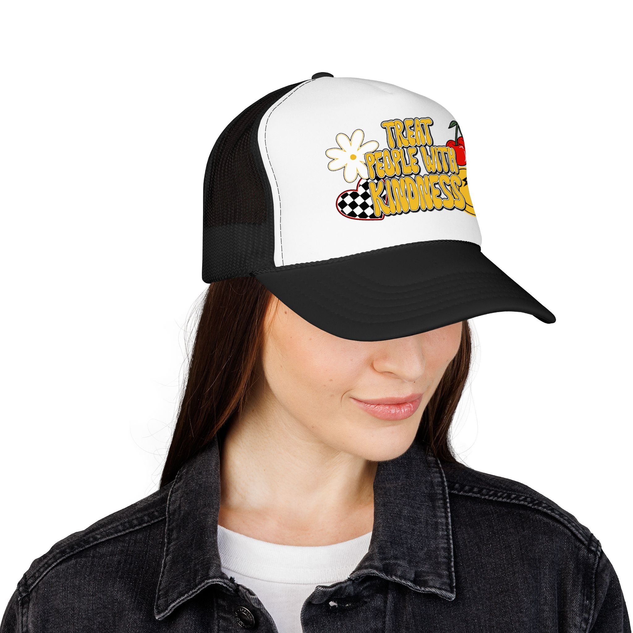 "Treat People With Kindness" Foam Trucker Hat