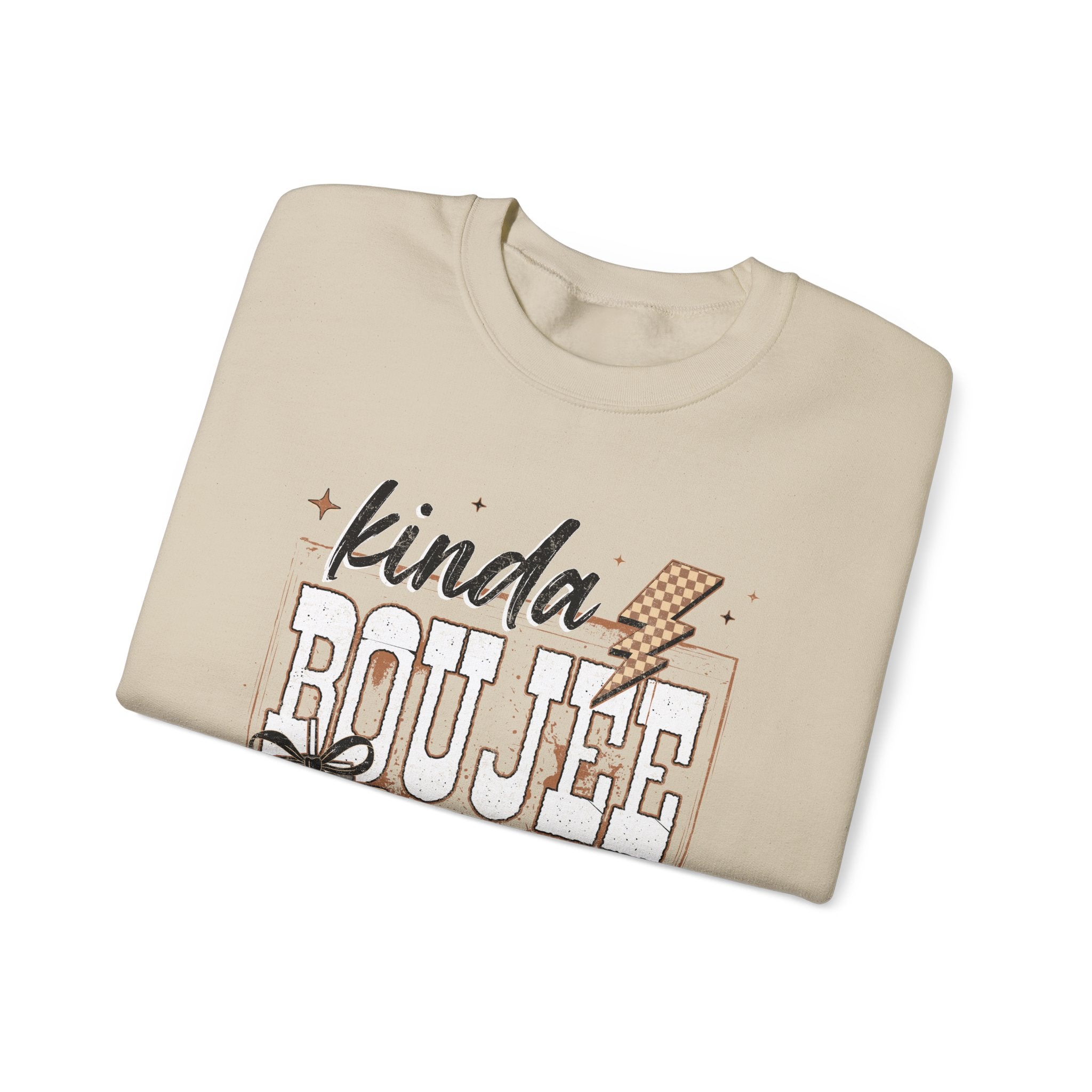 Kinda Boujee Kinda Broke Crewneck Sweatshirt