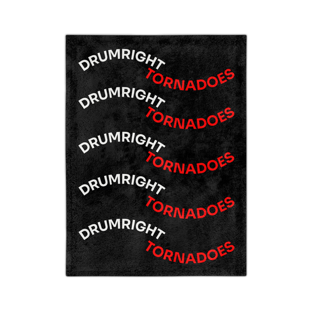 Drumright Tornadoes Velveteen Microfiber Blanket