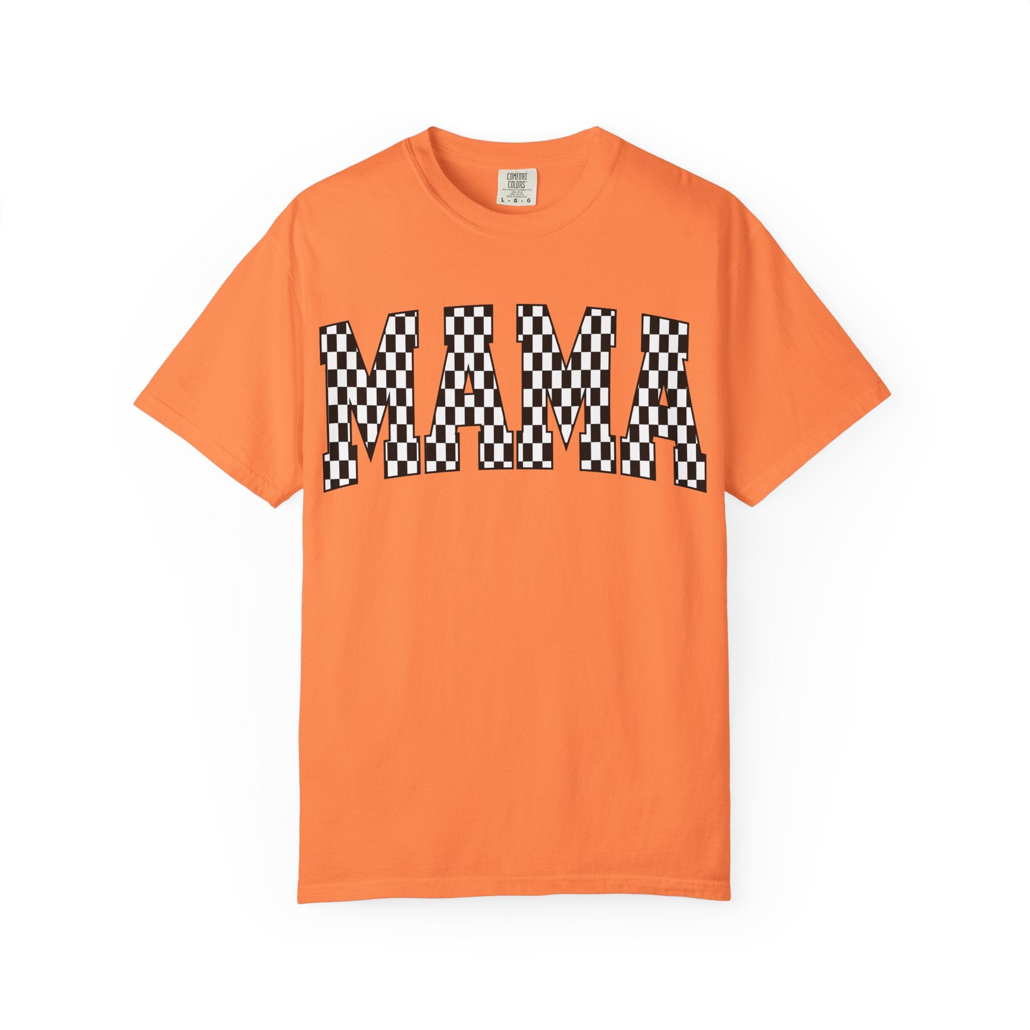 MAMA Checkered Comfort Colors T-Shirt