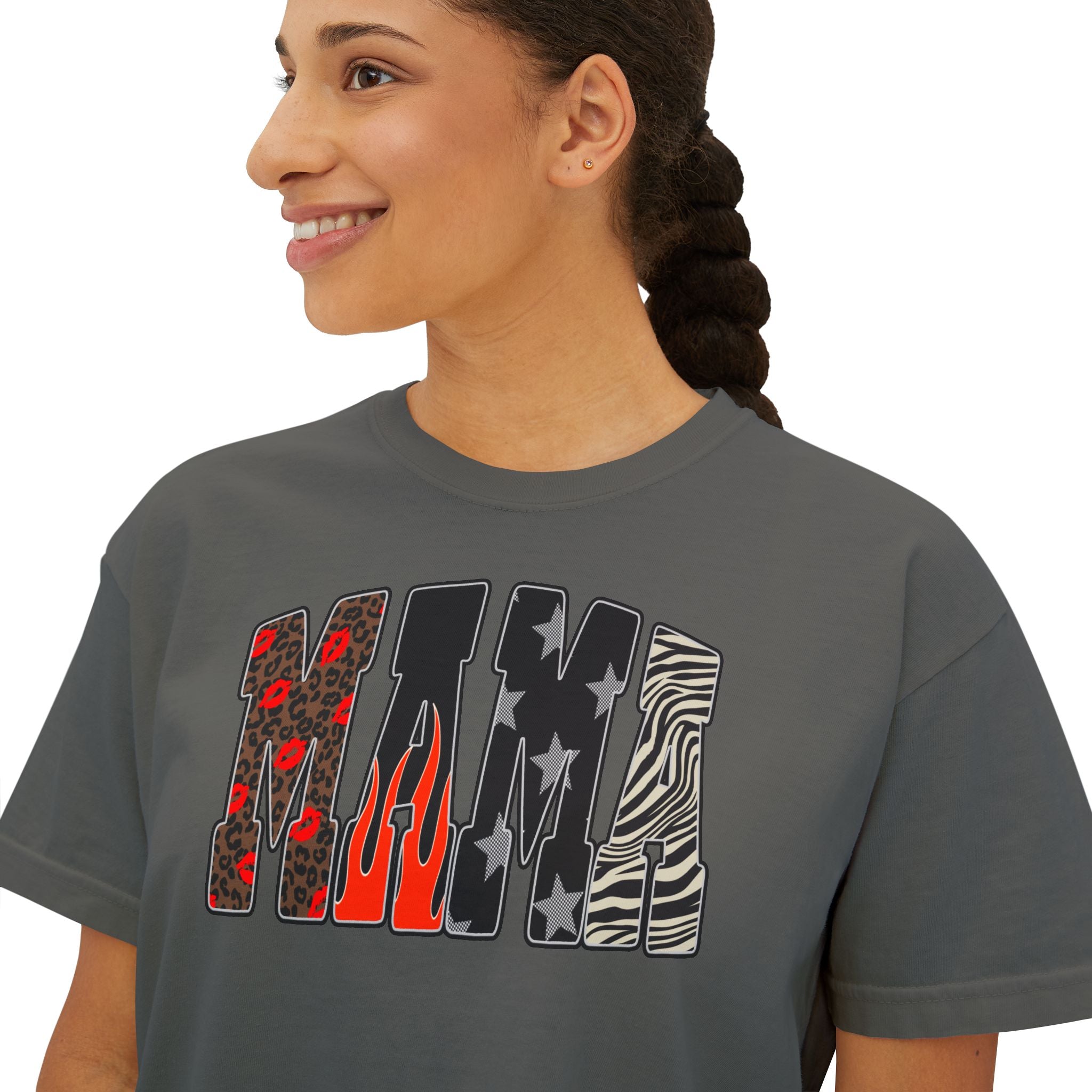 Boxy Tee — SPICY 'MAMA' Graphic Tee