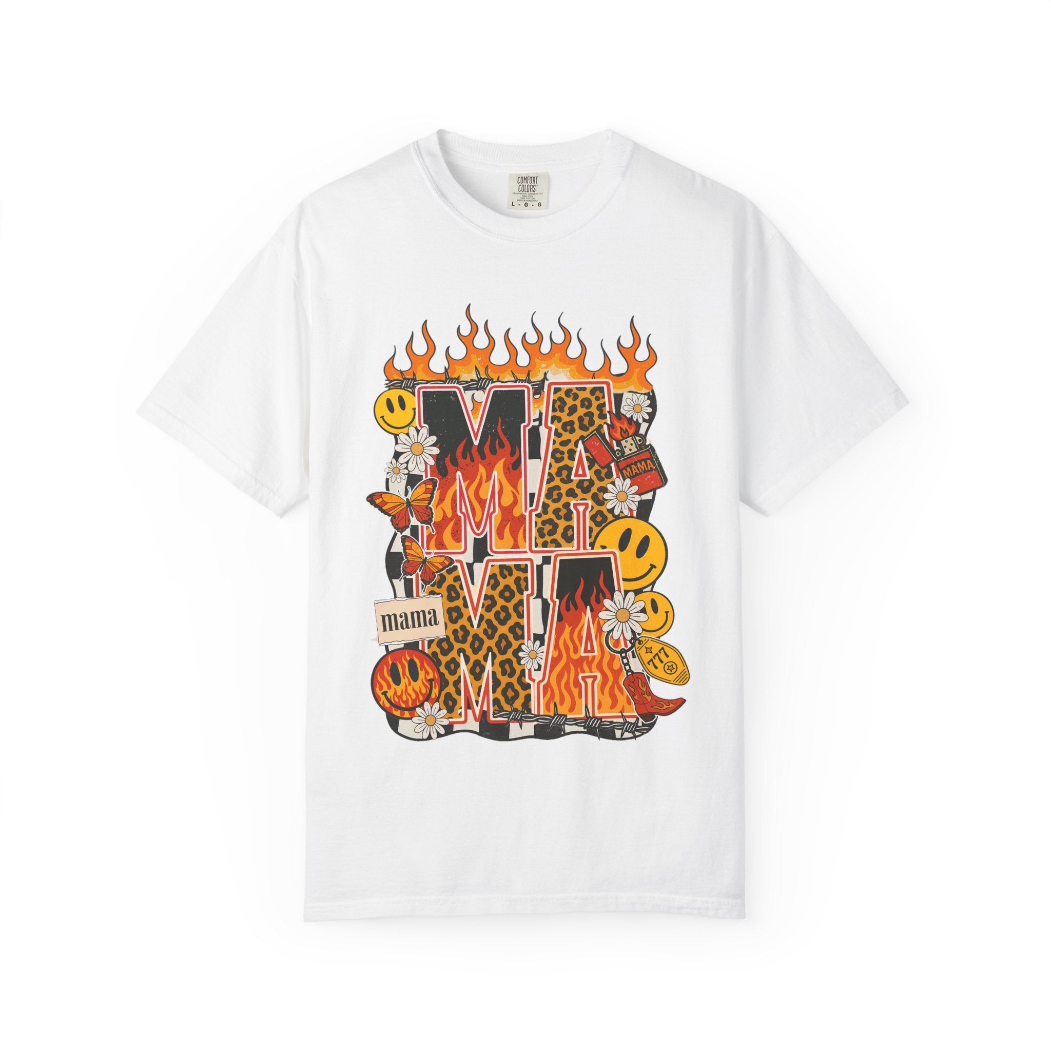 Mama Flame Graphic T-Shirt