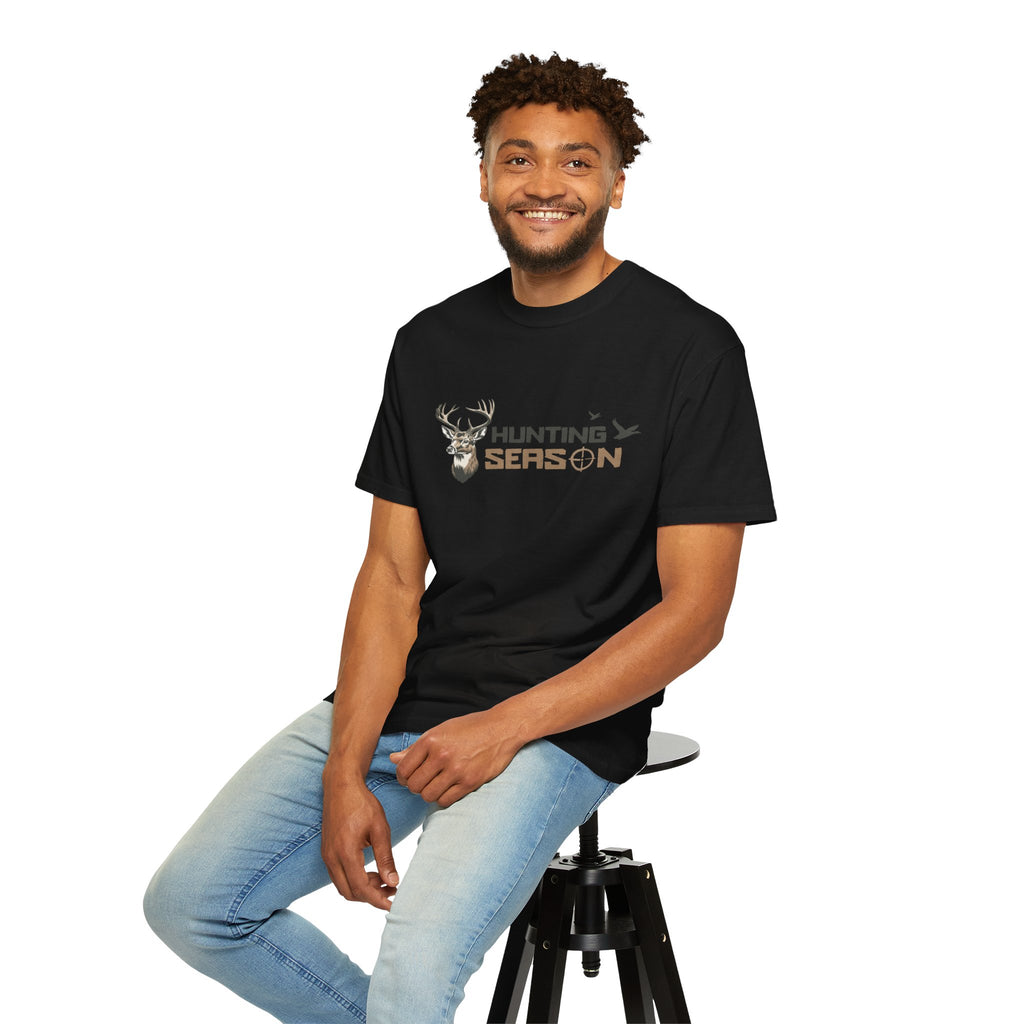 Hunting Season T-Shirt — Deer & Duck Outdoor Hunting (Front & Back)