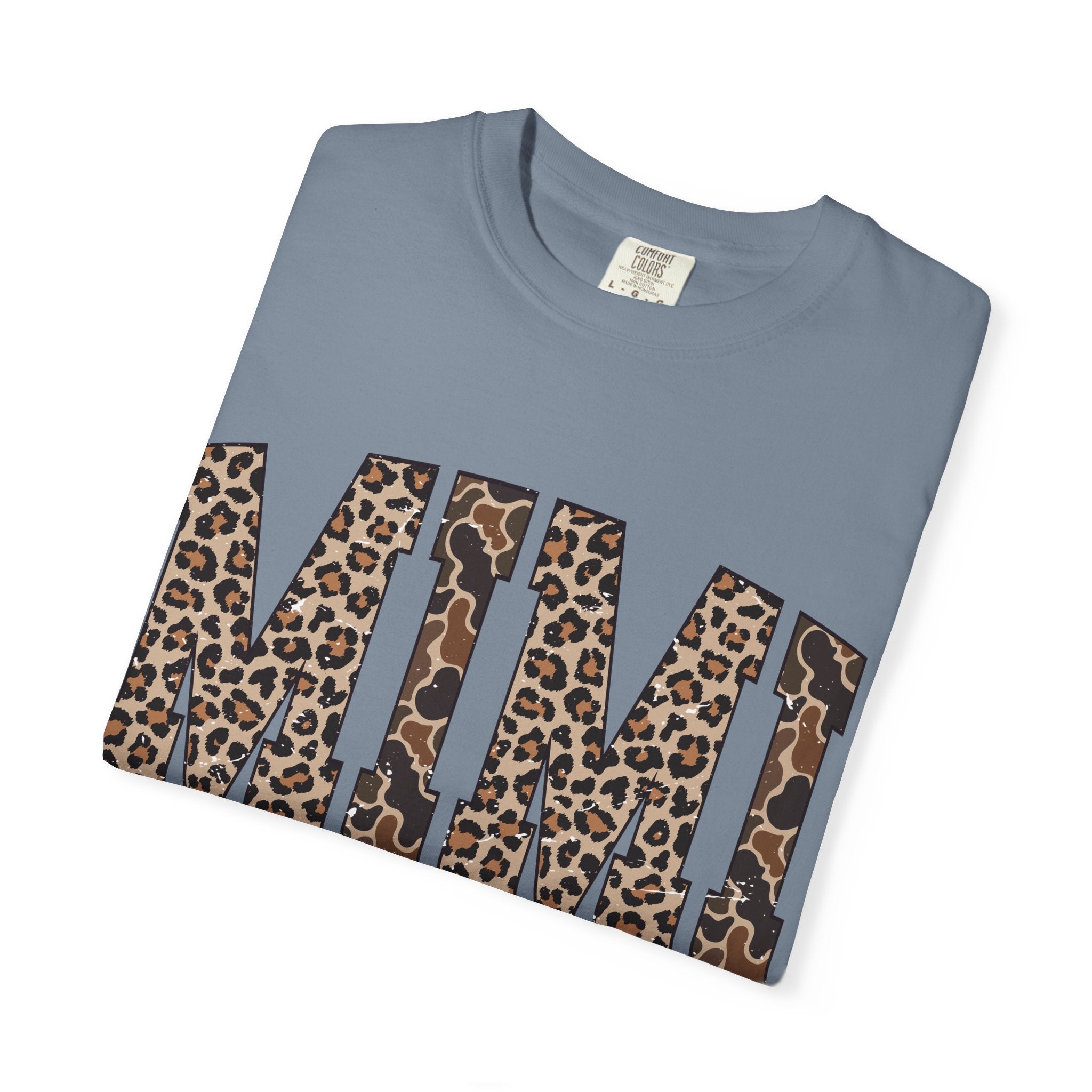 Mimi  Leopard-Checkered Print T-Shirt