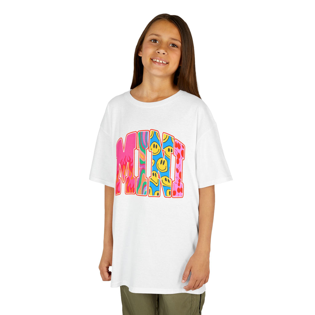 Youth Tee —  'MINI' Retro Smiley Graphic