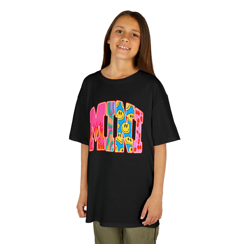 Youth Tee —  'MINI' Retro Smiley Graphic
