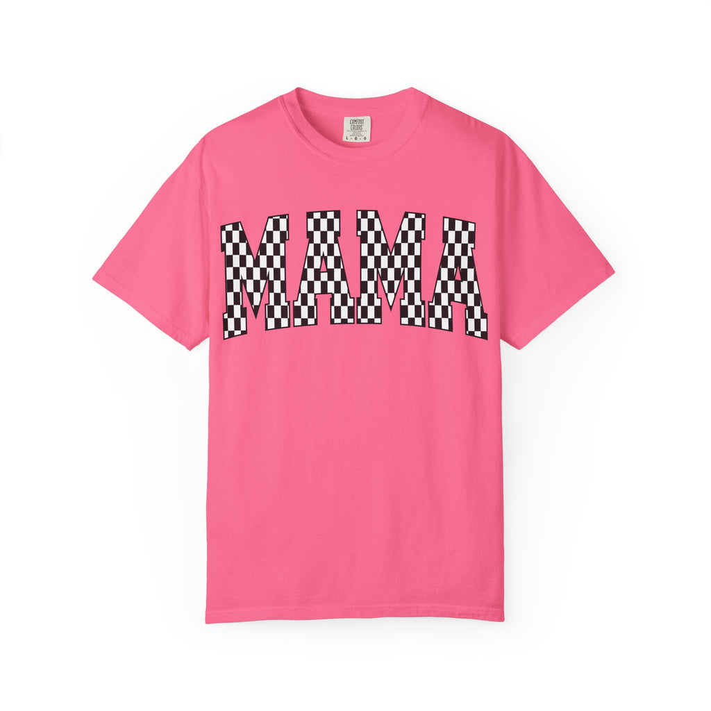 MAMA Checkered Comfort Colors T-Shirt