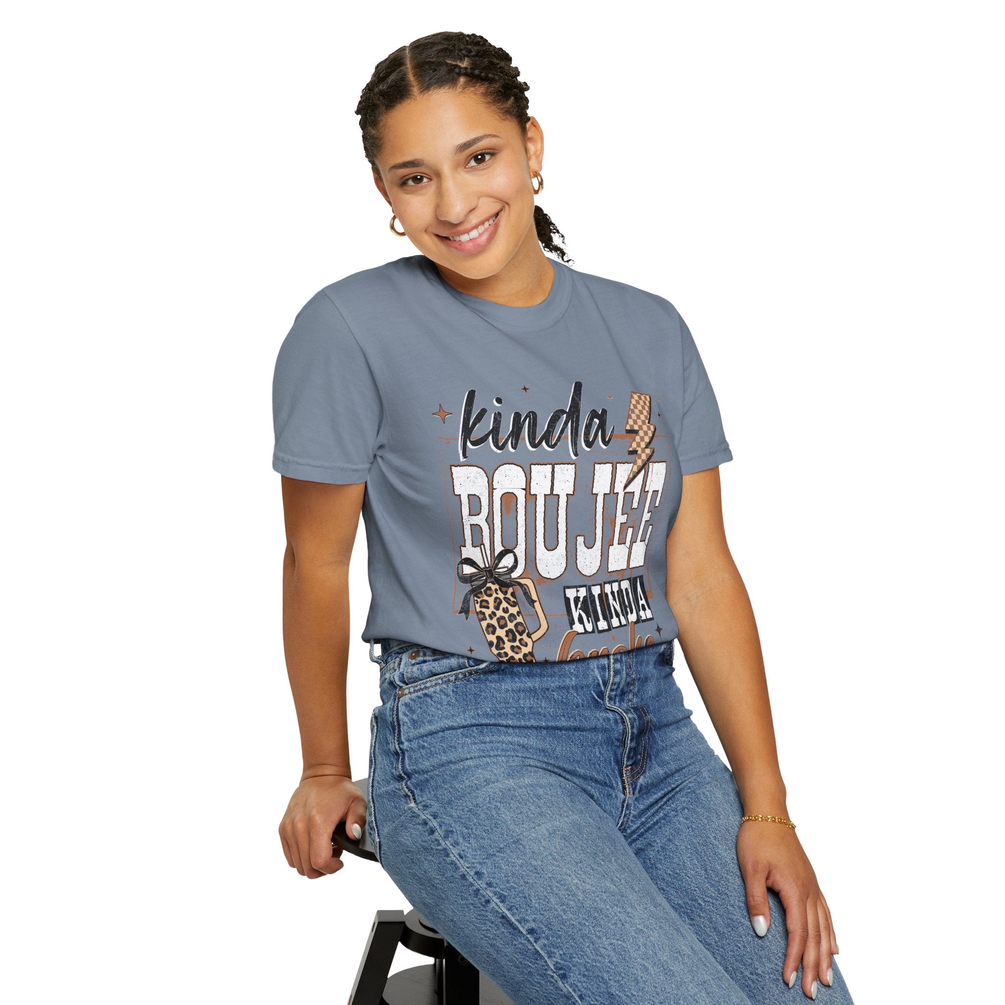 Kinda Boujee Kinda Broke Graphic T-Shirt