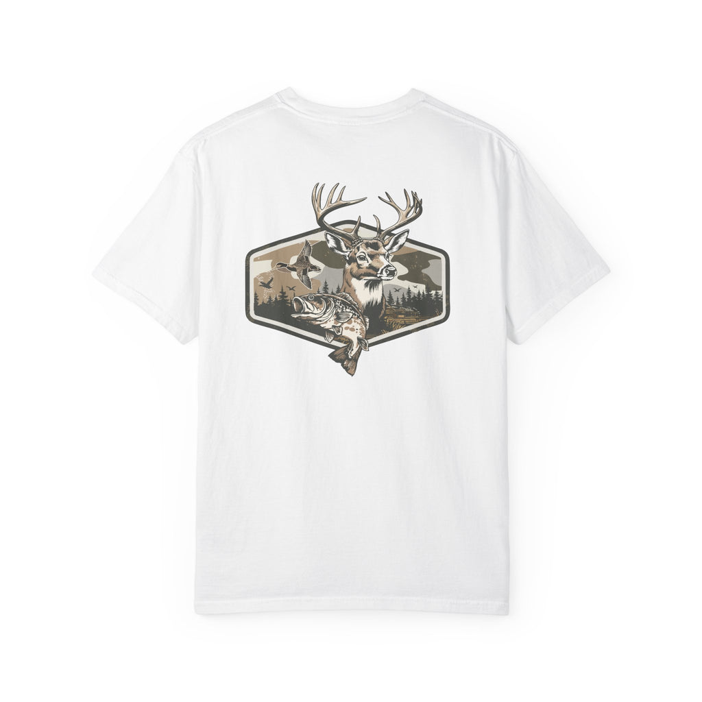 Hunting Season T-Shirt — Deer & Duck Outdoor Hunting (Front & Back)
