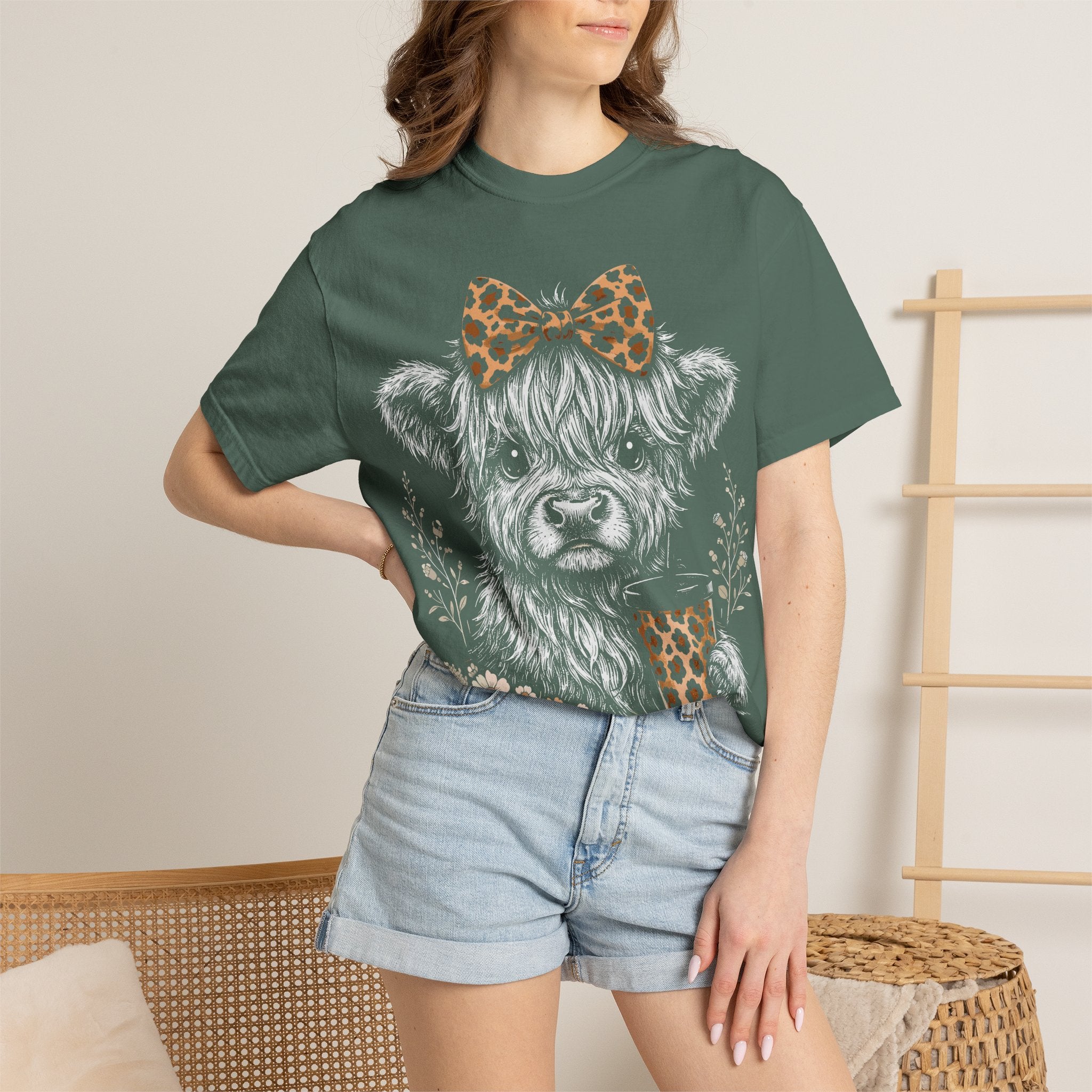 Highland Cow Coffee T-Shirt